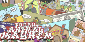 Furry Animal Mayhem web comic banner by J Horsley III and Micheal Gordon