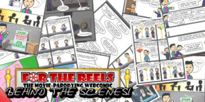 For the Reels Behind the Scenes web comic banner by Joe Garcia and J Horsley III