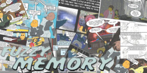 Fuzzy Memory web comic banner by J Horsley III