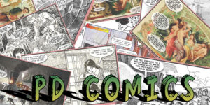 PD Comics Public Domain web comic banner by J Horsley III