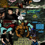 y2cl Worter in Einer Anderen web comic. The gang is lost in The Forest Land of Schnea.