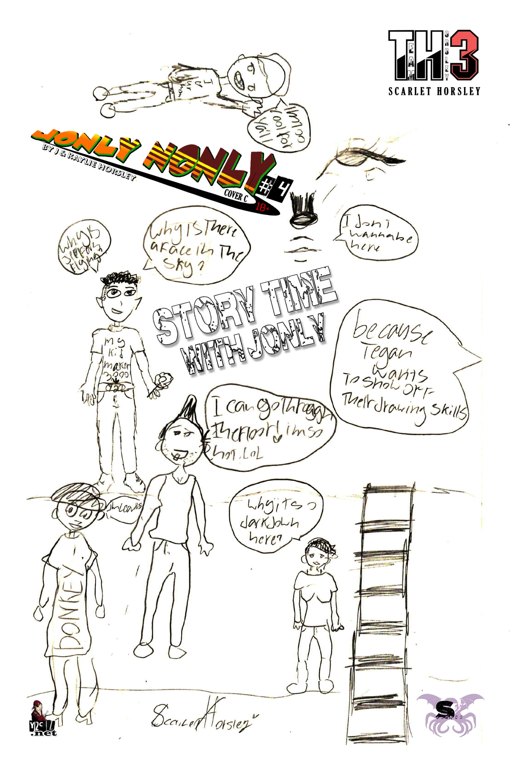 Variant cover by creators daughter Tegen