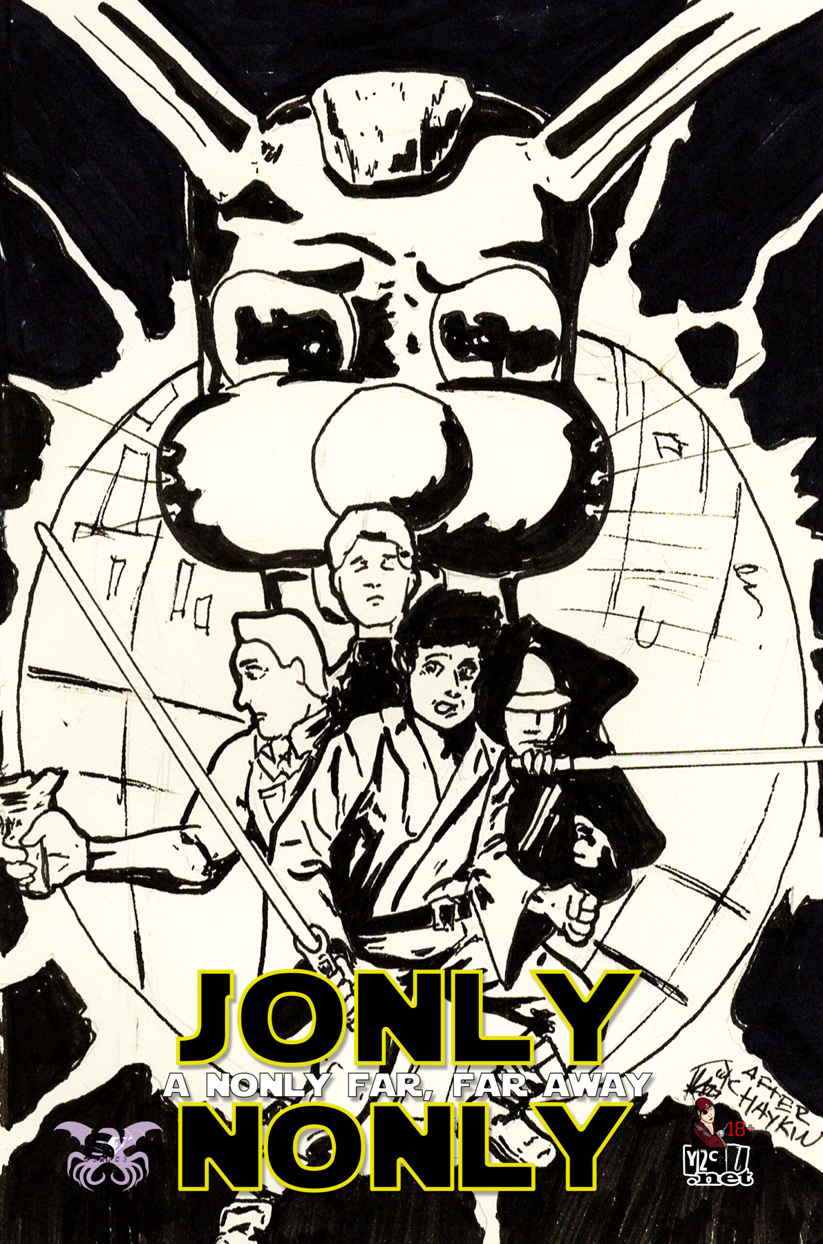 Jonly Nonly #5 A Nonly Far, Far Away Cover F - Modern Star Wars Font
