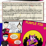 Jonly Nonly #6 Inside Cover with Purple Pig setup