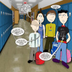 jonly Nonly #7 Back to School Page Four - Ohh Fancy new Hallway Set