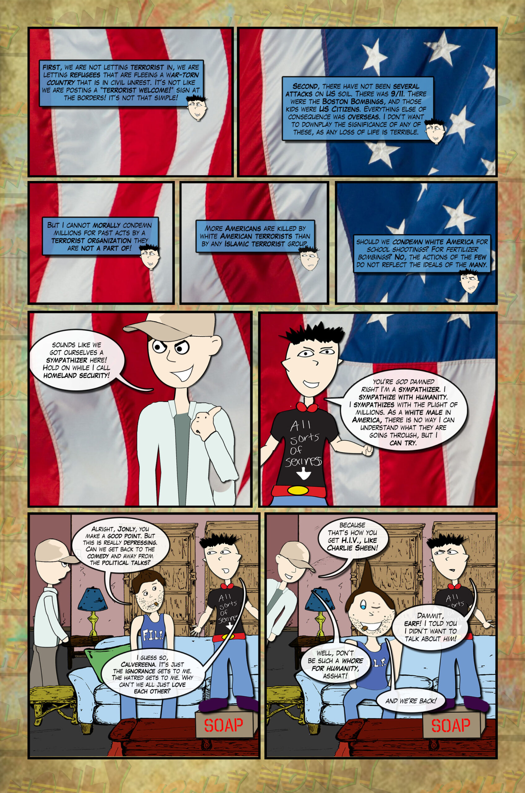 Jonly Nonly #6 Page 5 - We got a sympathizer over here