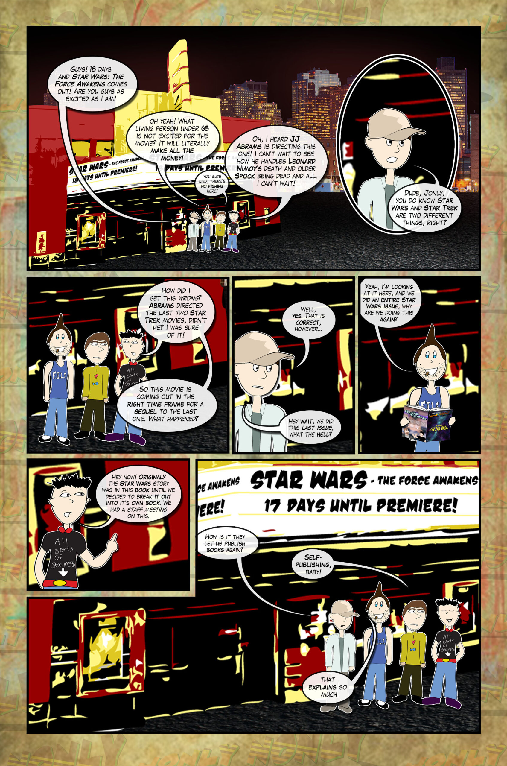 Jonly Nonly #6 page 6 - Let's see Star Wars