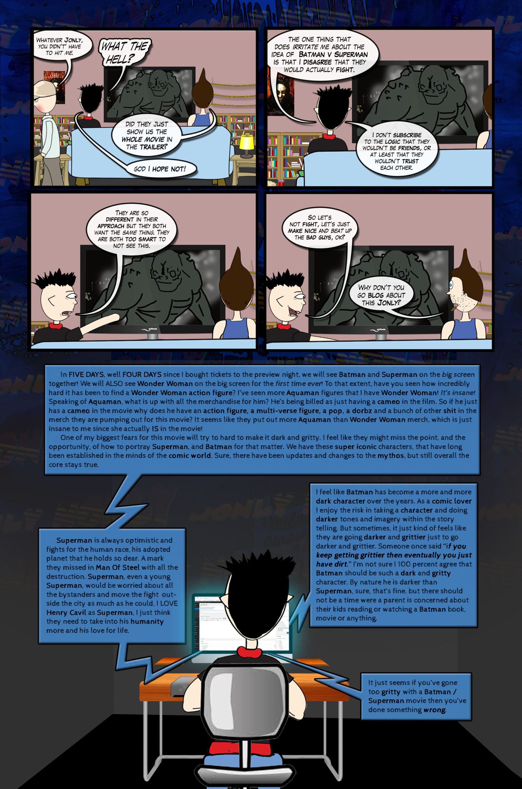 Jonly Nonly #7 Back to School Page Ten - Jonly's BvS Blog