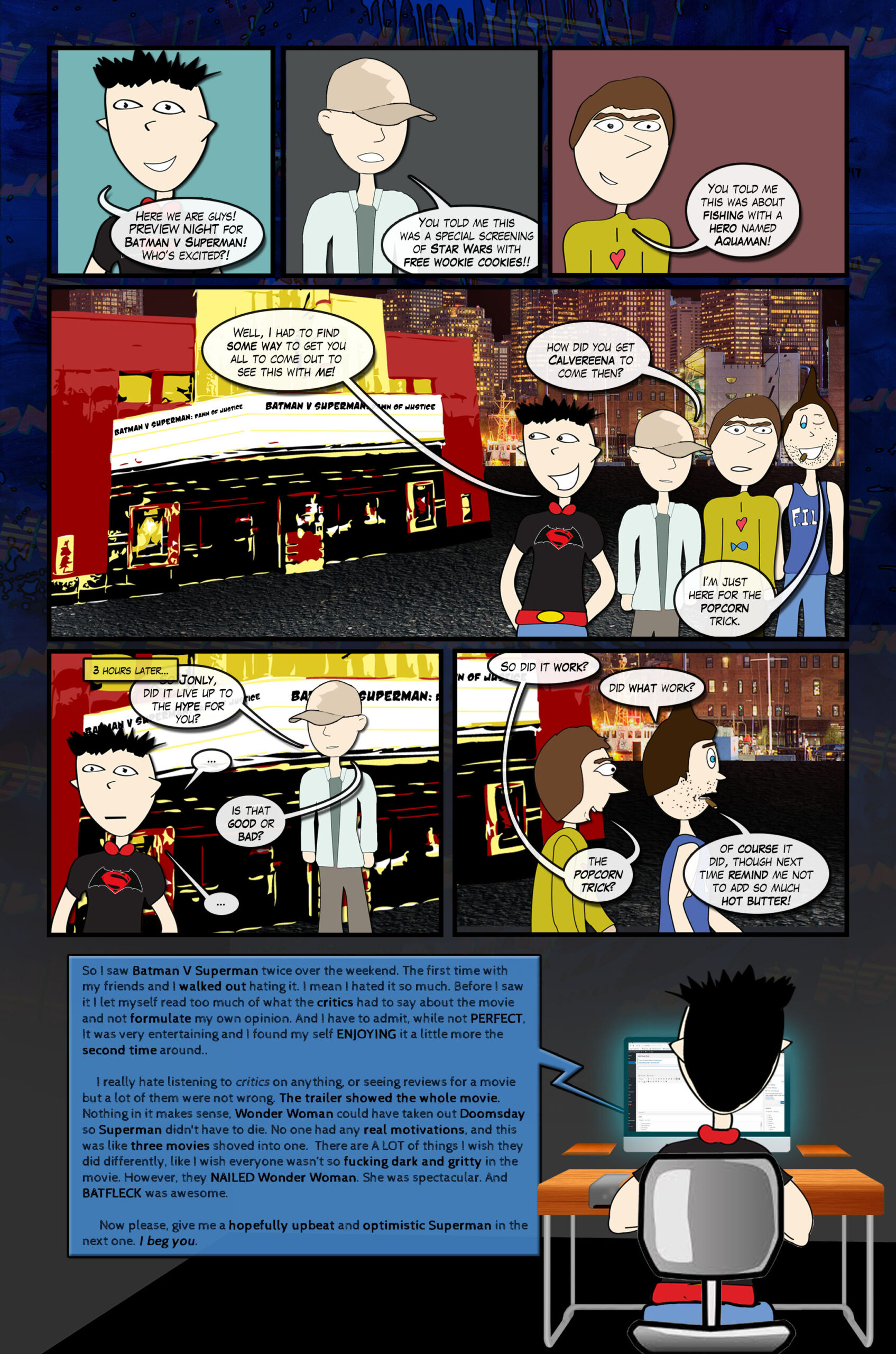 Jonly Nonly #7 Back to School Page Eleven - Jonly's BvS Reaction Blog