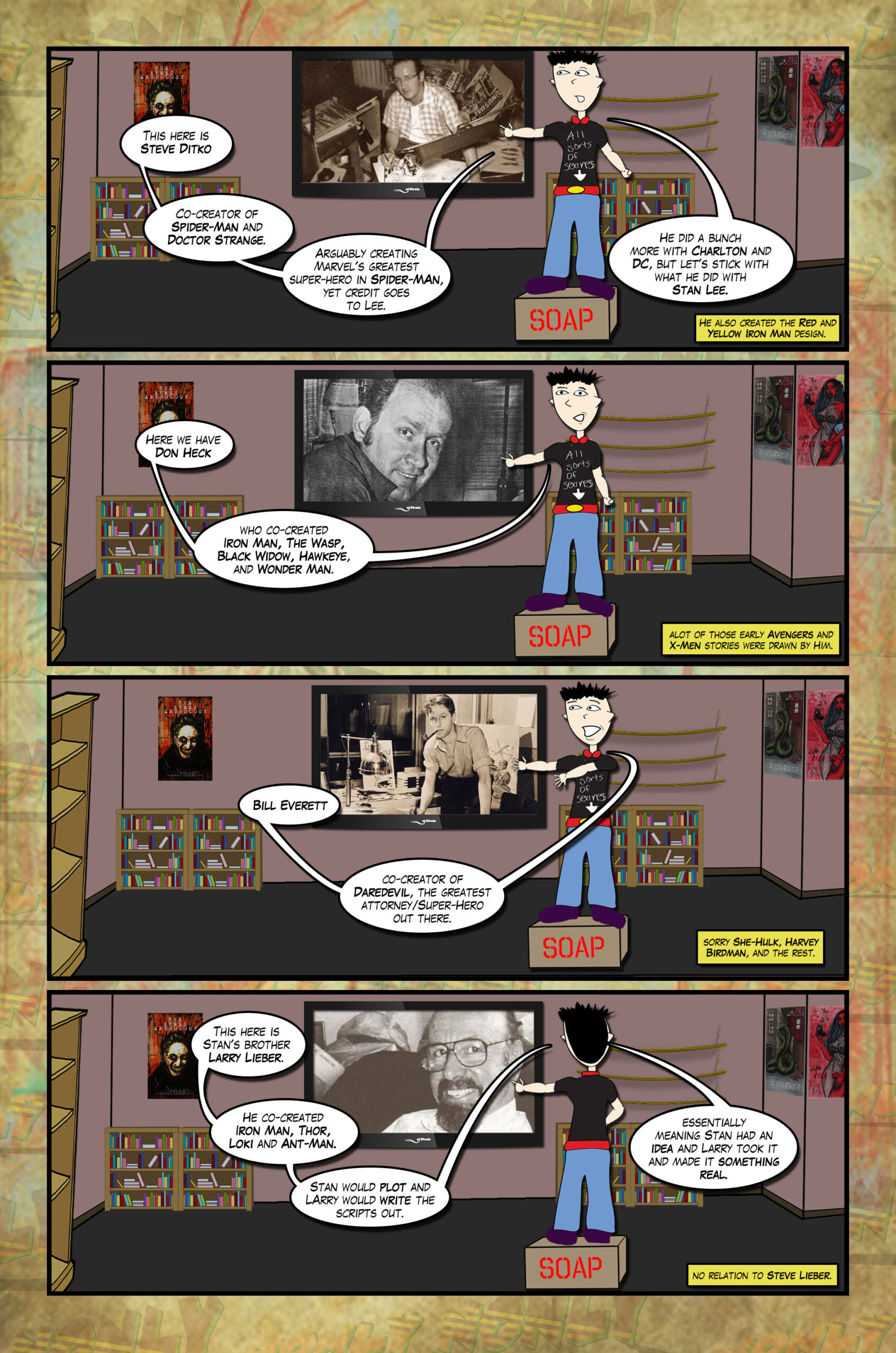 Jonly Nonly #6 Page Twelve - Soap Box on Stan Lee