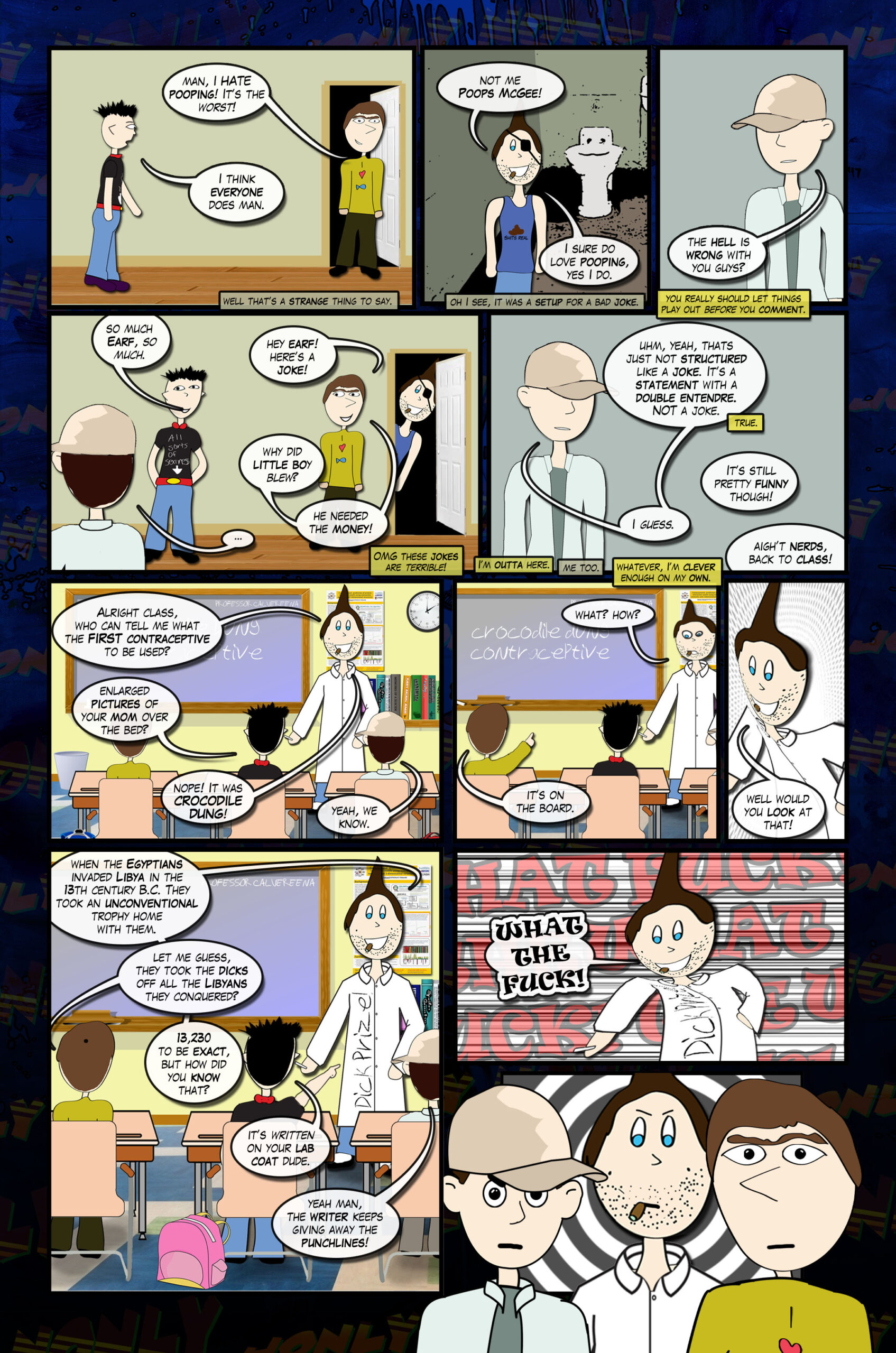 Jonly Nonly #7 Back to School Page Twelve - That's not a good joke