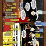 The guys talk about the Topher Grace cut as the Caption Boxes rotate the page and fight.