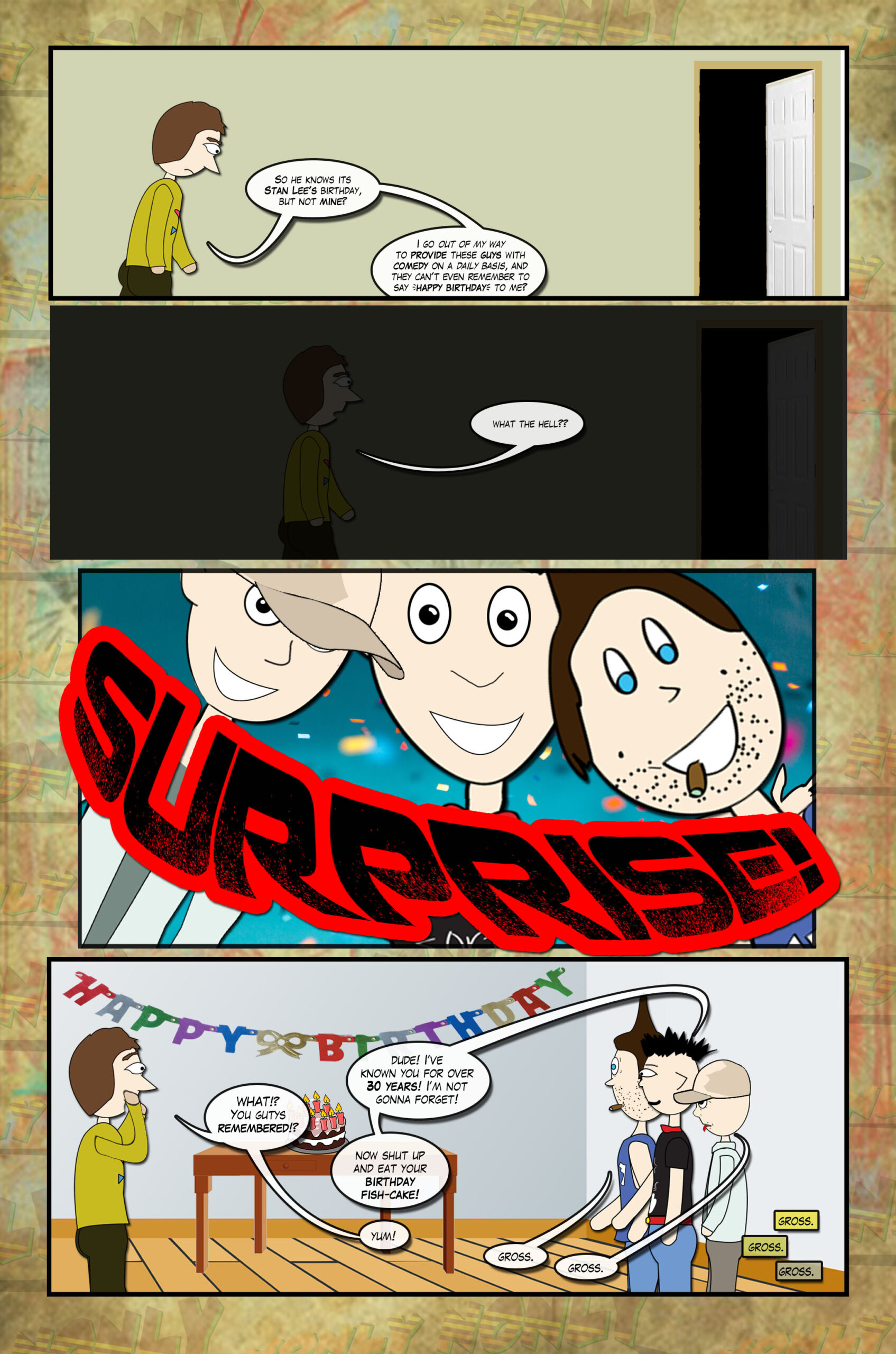 Jonly Nonly #6 Page Fourteen - Jeffers birthday Surprise