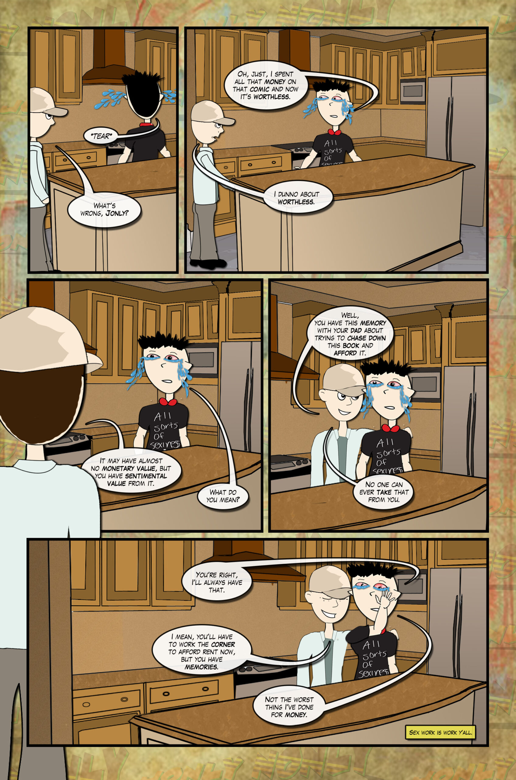 Jonly Nonly #6 Page Sixteen - Earf Consoles Jonly on his stupidity