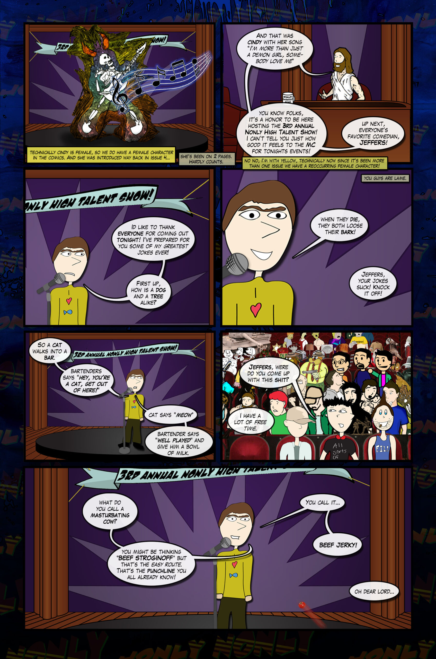 Jonly Nonly #7 Back to School Page Seventeen - TJTS Talent Show