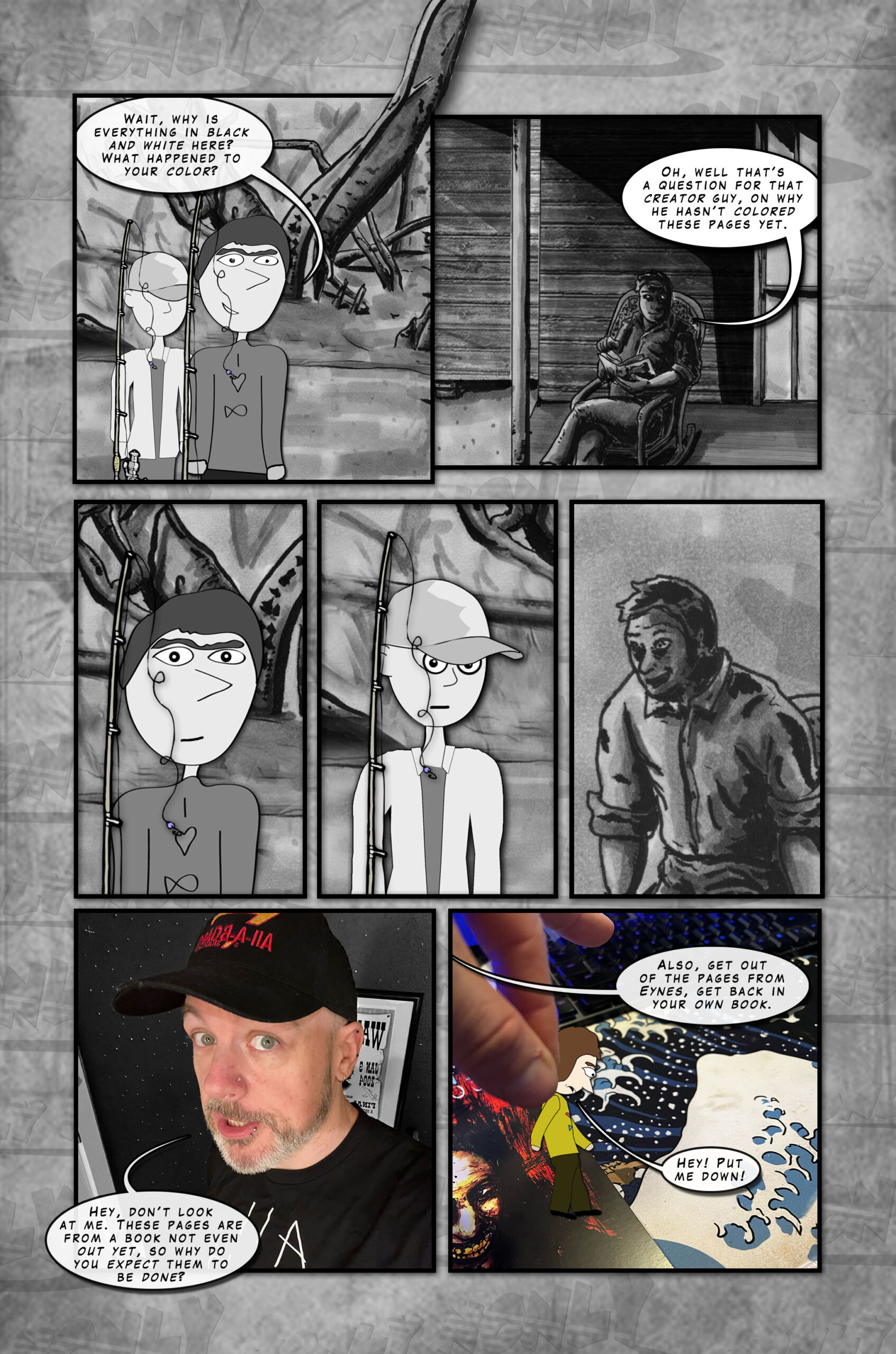 Jonly Nonly #6 Page Nineteen - Hold on here Jeffers, get out of there!