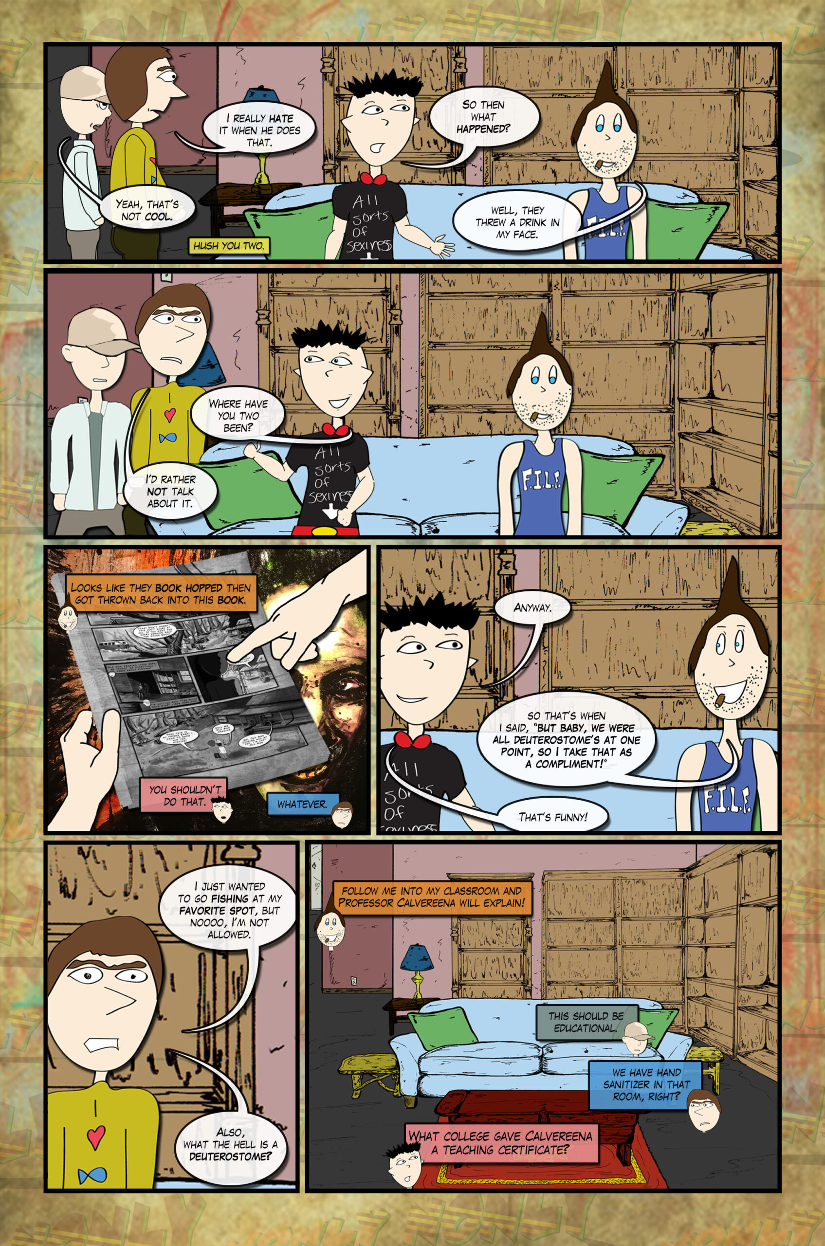 Jonly Nonly #6 Page Twenty - Don't do that, let's learn!