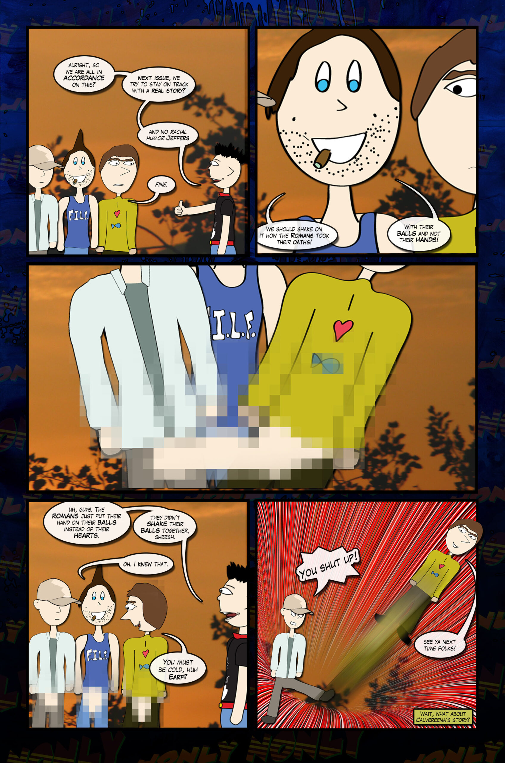 Jonly Nonly #7 Back to School - Pixelated Dongs