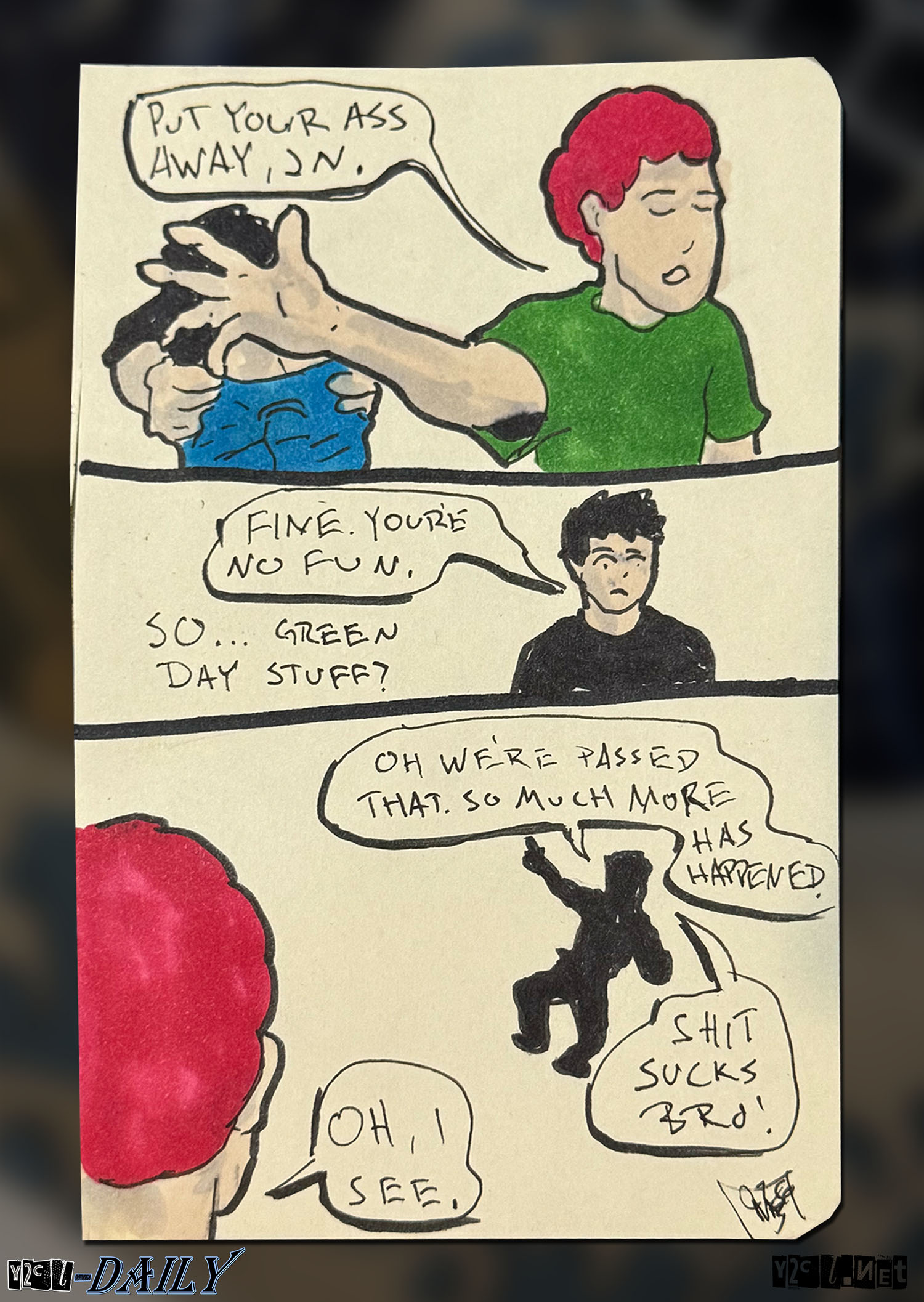 With a team or writers and artists I couldn’t keep up with everything going on.