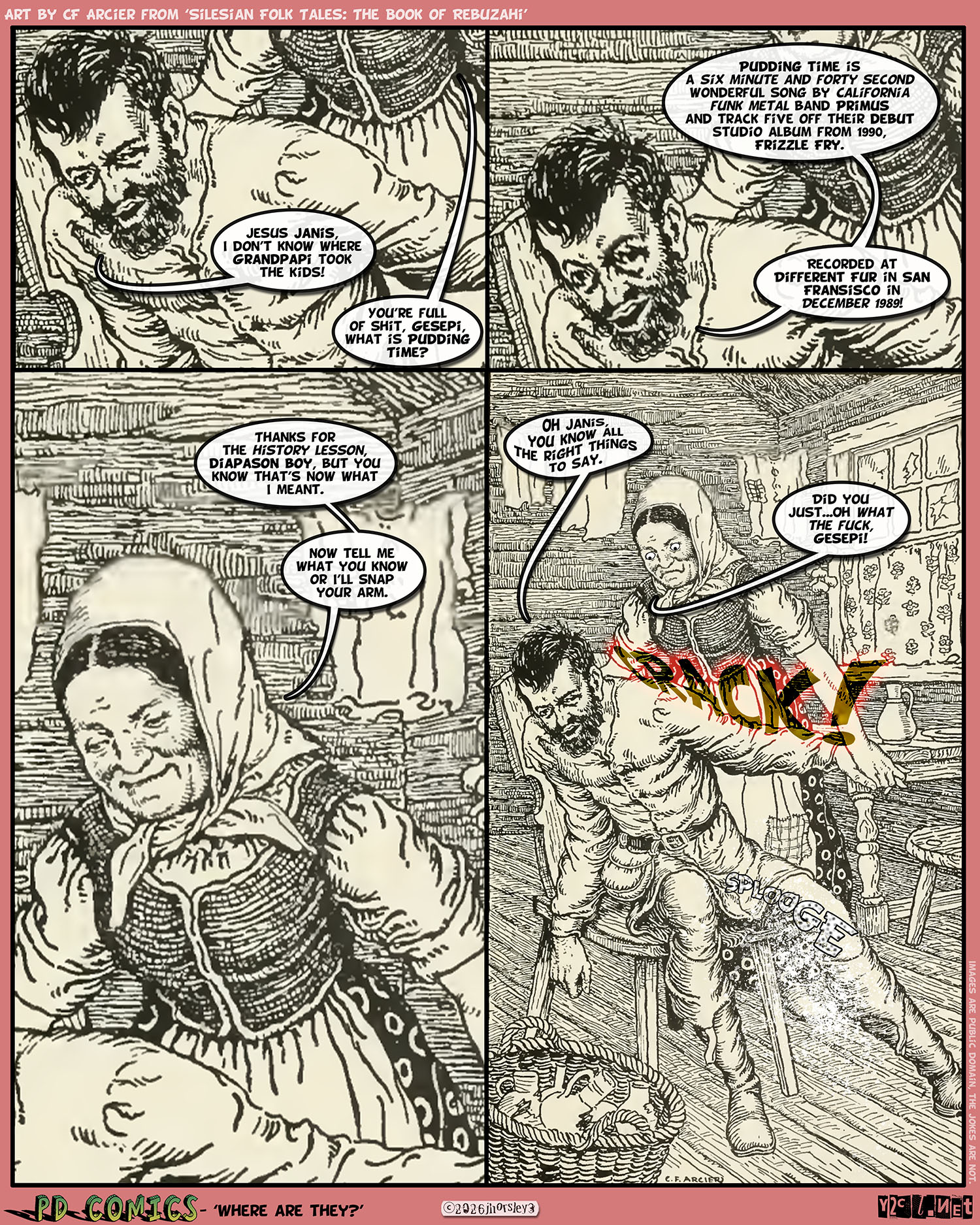 He done got smacked upside the head!