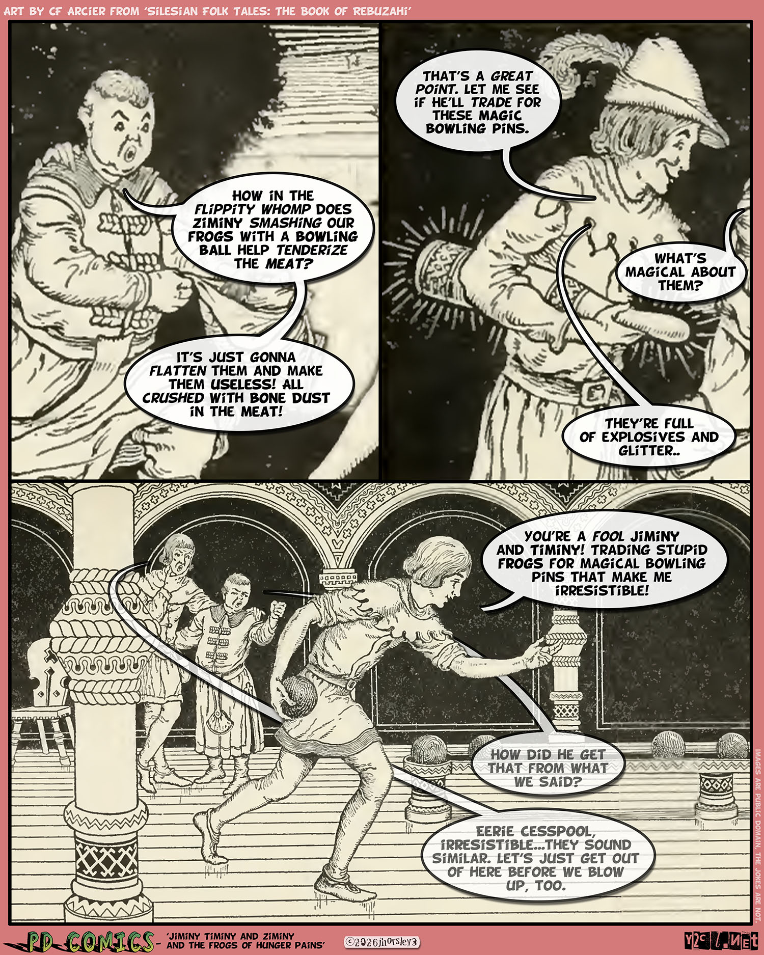 Their names are Jiminy, Timiny, and Ziminy. They are not related…yet.