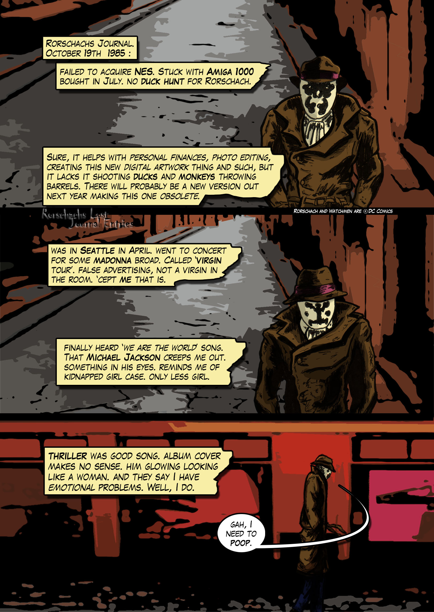Rorschach and Watchmen are copyright and trademarked to DC Comics.
I use them under fair use and to make the funny.