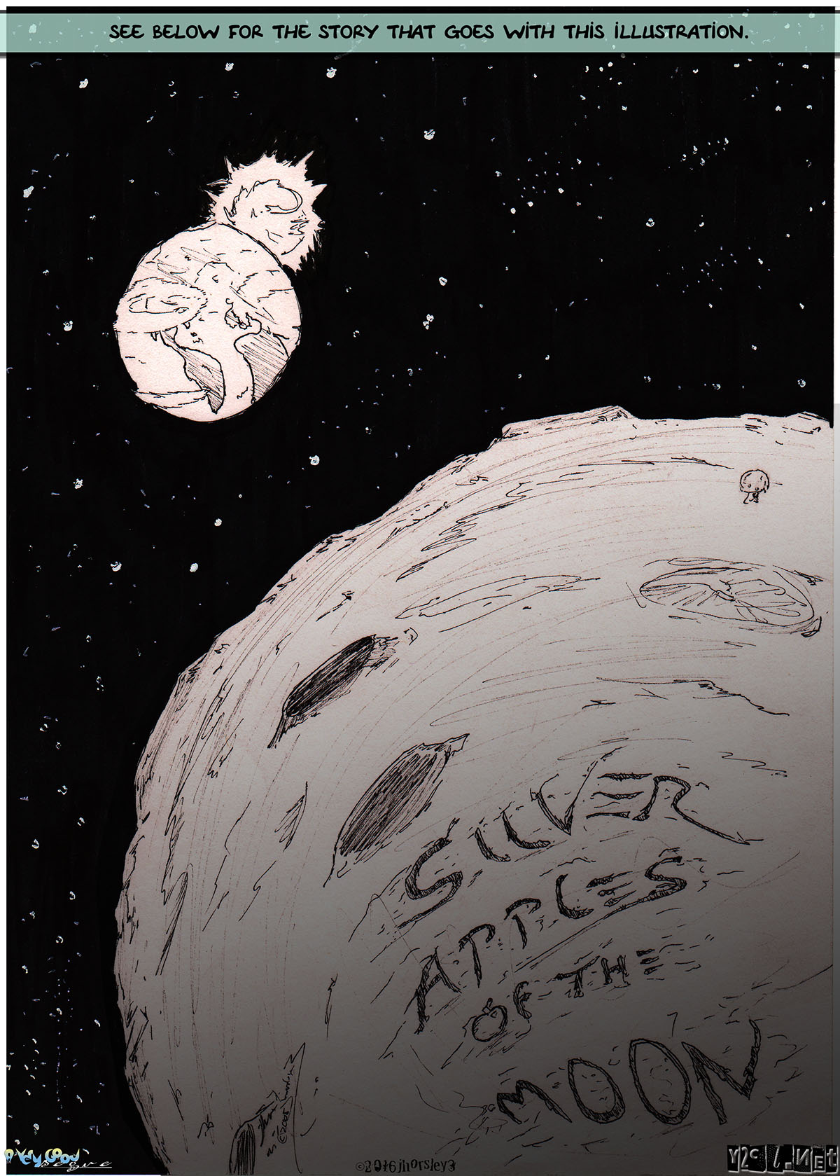 One of the covers I did for Legends Magazine. The image says the story is below…but I can’t find it.