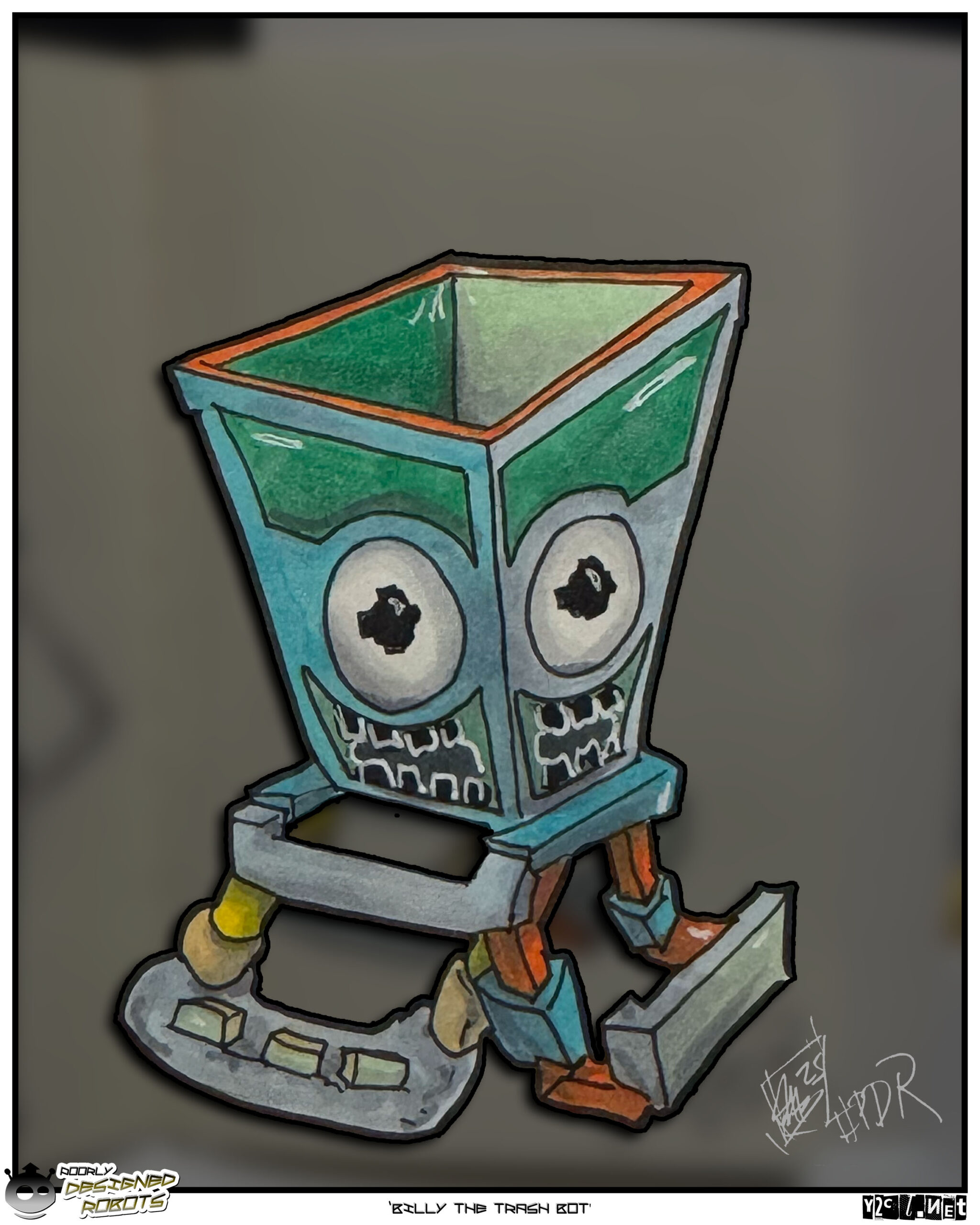 His name is Billy, and he will eat your trash.