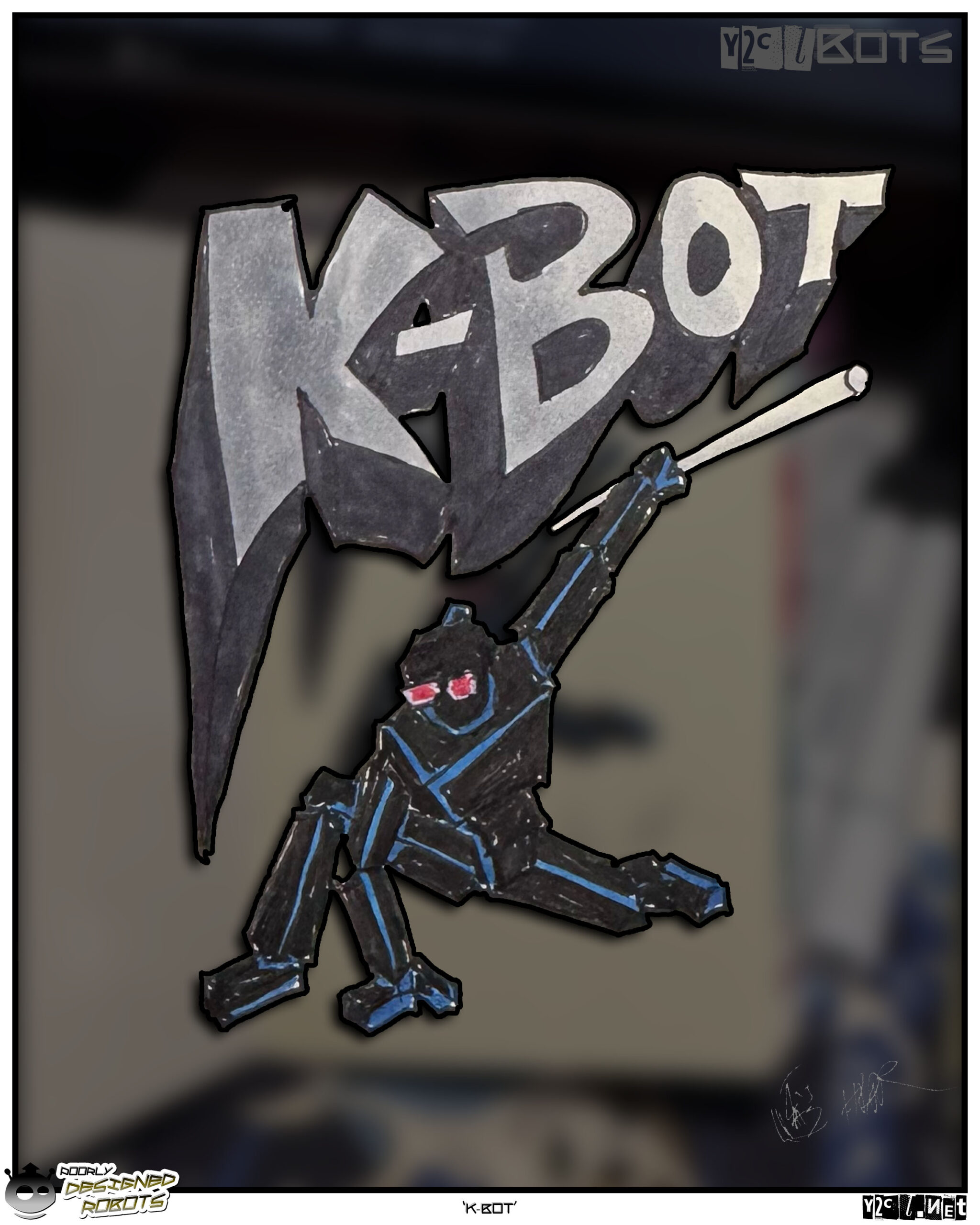 K-Bot is a Ninja&hellip;now she&rsquo;s a Ninja Robot&hellip;deadly&hellip;er.