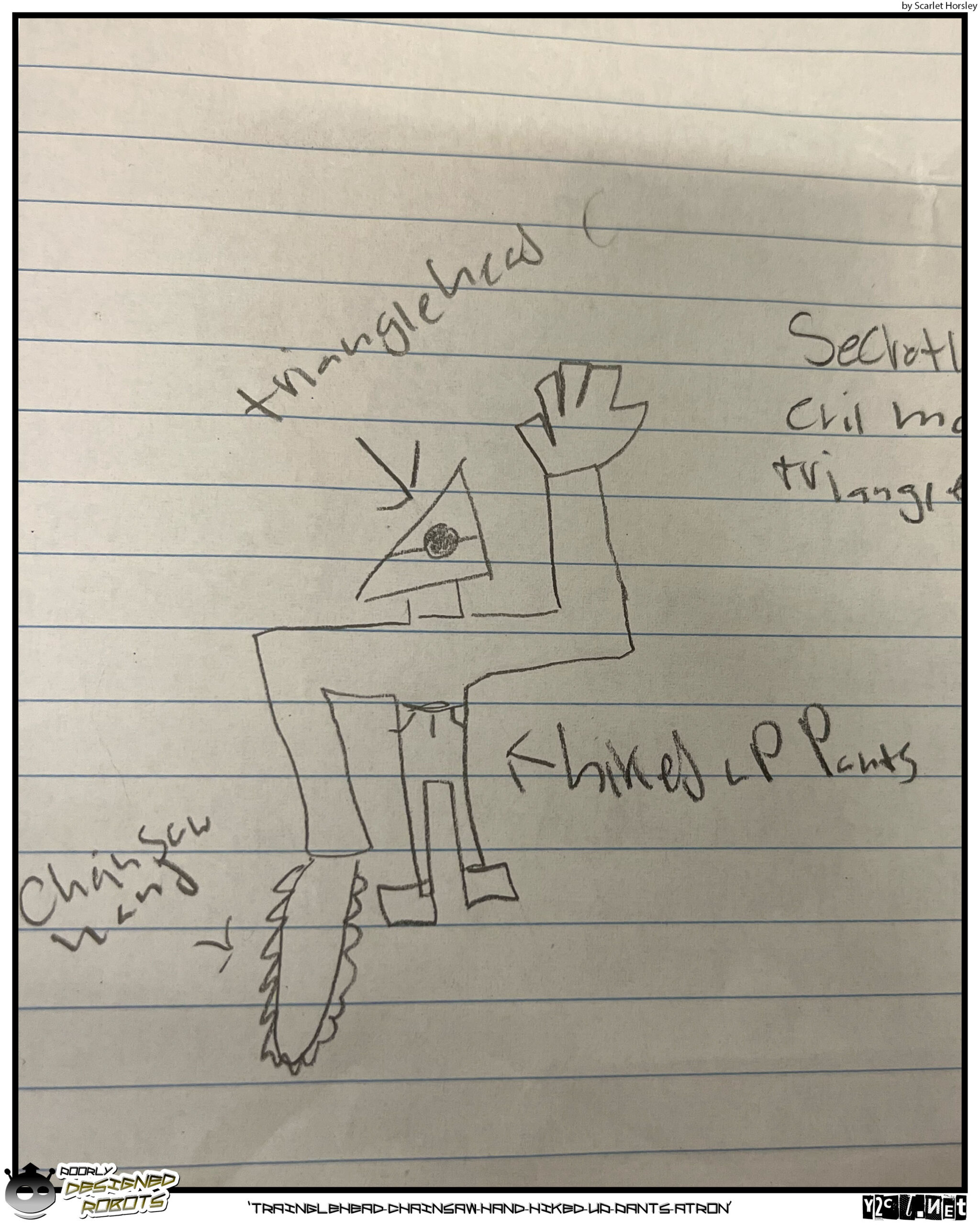 One of my kids drew this…I forget which one