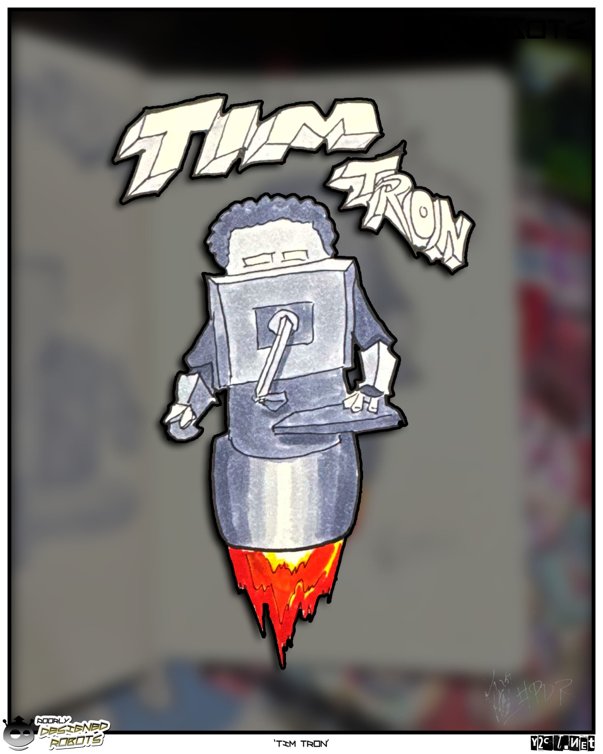 Of course Tim still has his laptop.