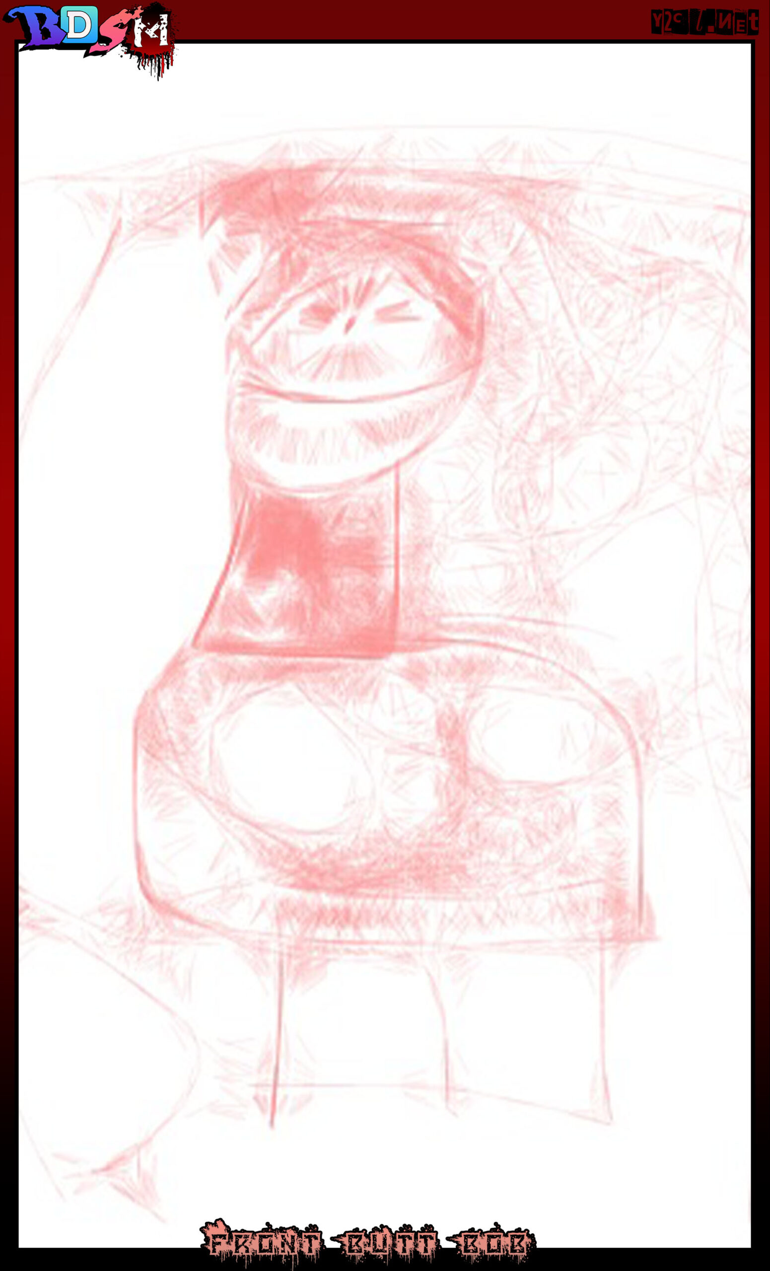 Drawn on phone with one of those sketching apps back in like 2010, I think. But this is Bob, he has a front butt.