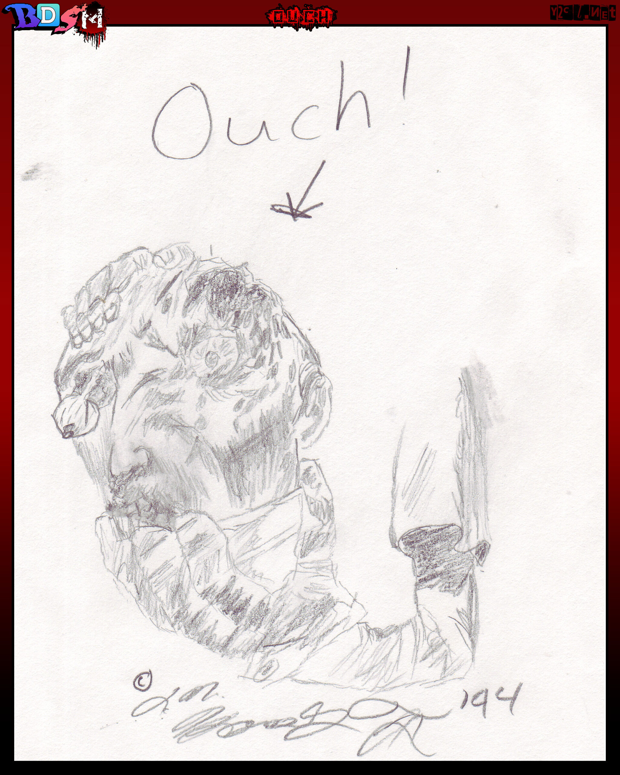 Drawn in 1994 when I was just 12 years old