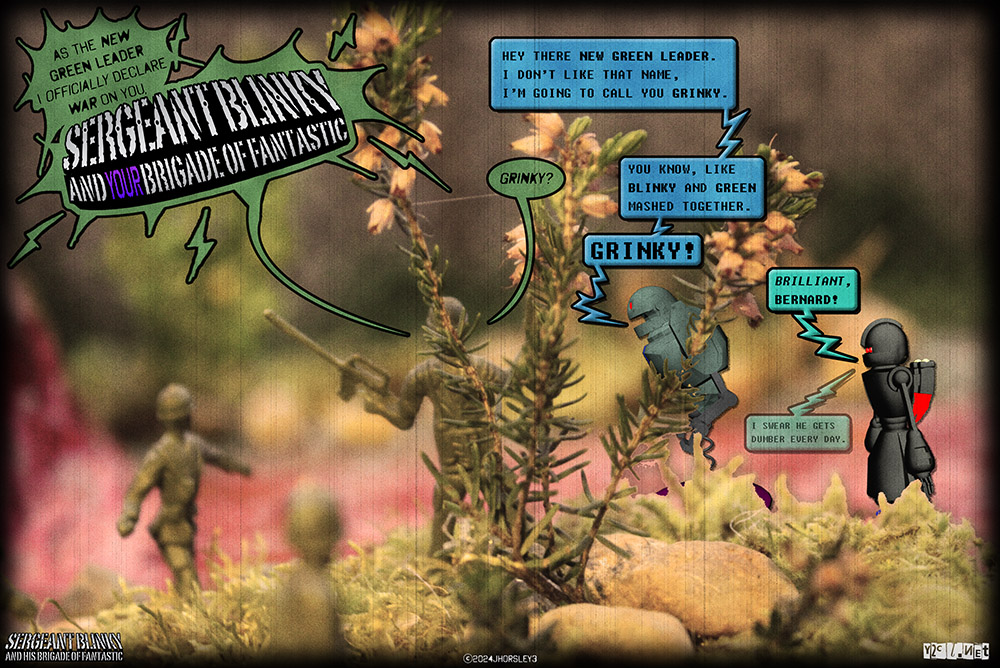 a NEW Green Leader? And he’s got a NAME? Green Guys don’t get names, damnit Bernard!