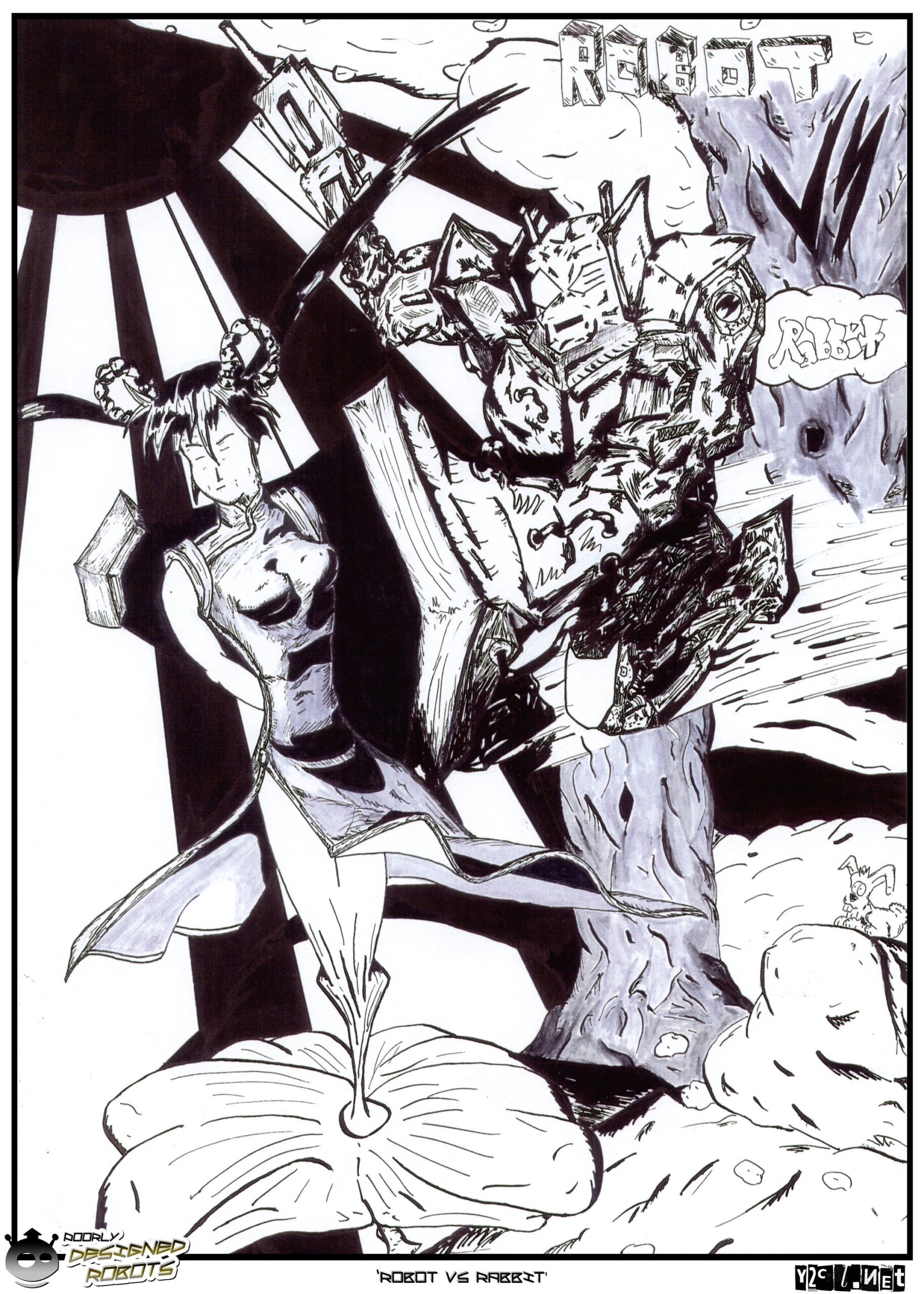 In 2002 I was commissioned to draw this off an eBay listing. Back when I would list commissions there. It’s interesting.