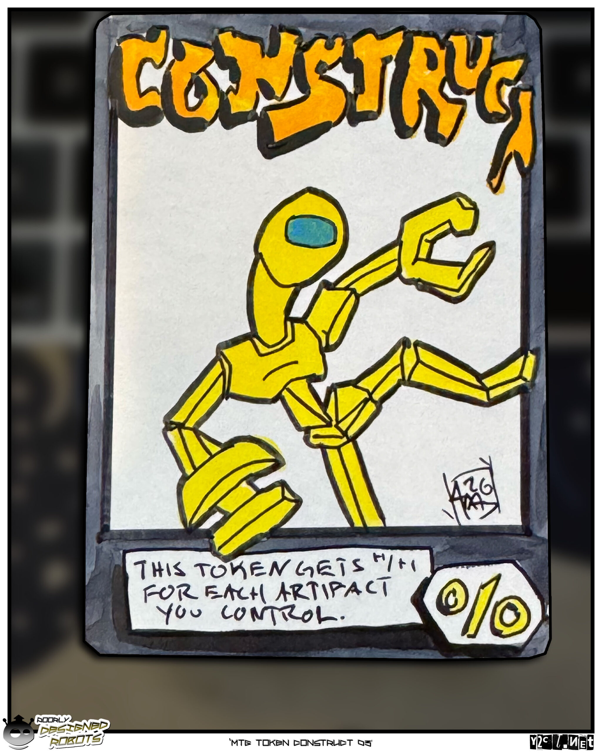 This guy looks fun. Construct #3 is ready to pary.