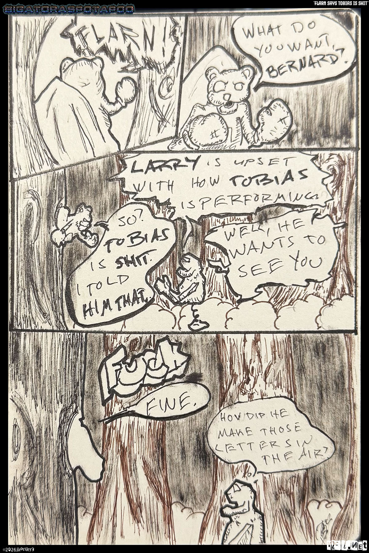 I brought back Flarn! The flying squirrel from the Story Time series in 2005. Learn more by clicking on his name up there!