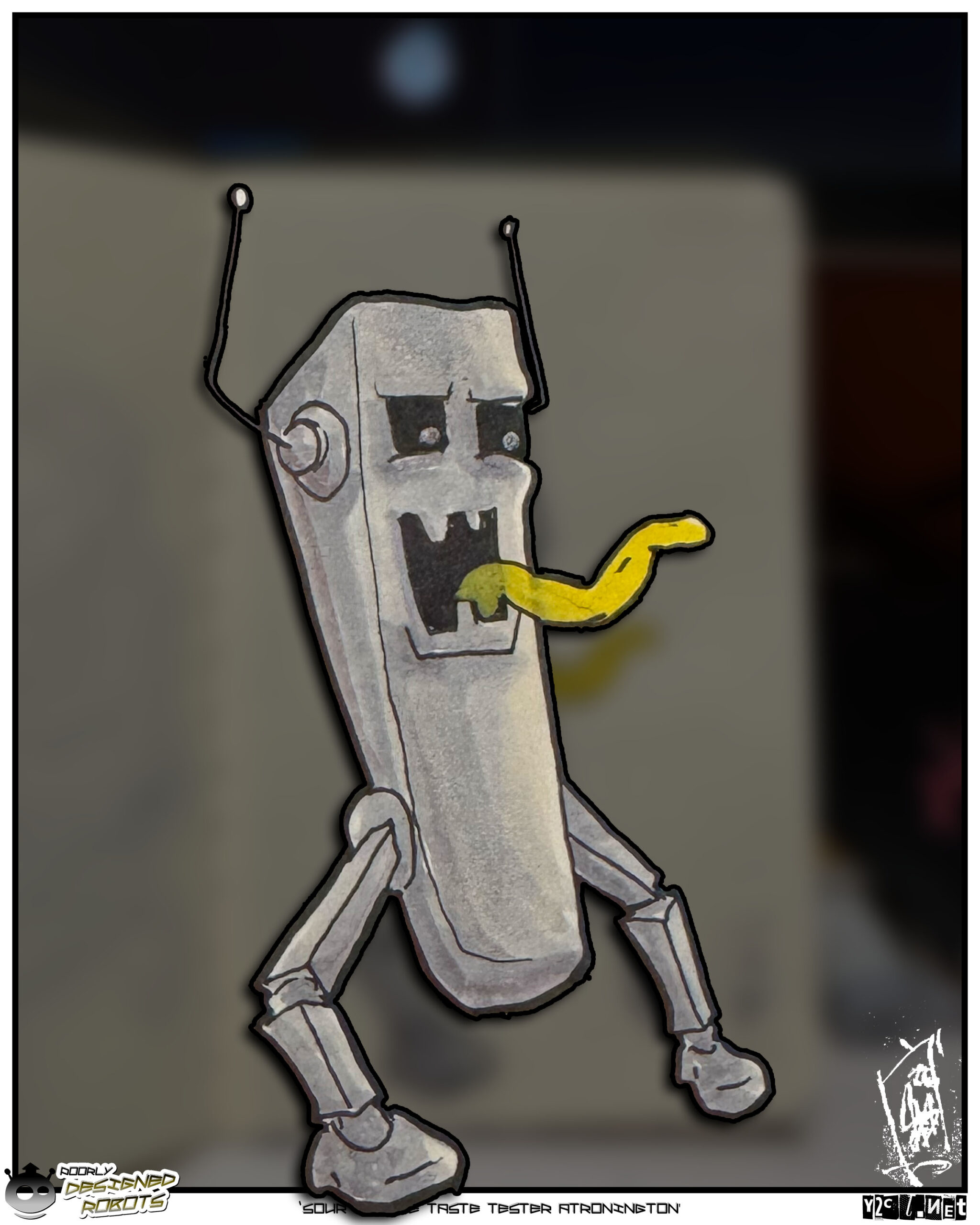 He has one job, and it’s to taste sour things. He hates his job.