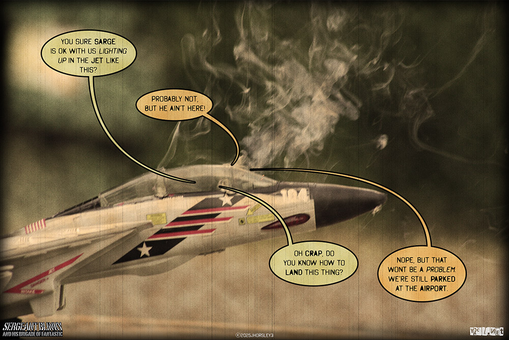 I don’t think being high and flying high should really mix…be a calm way to go.