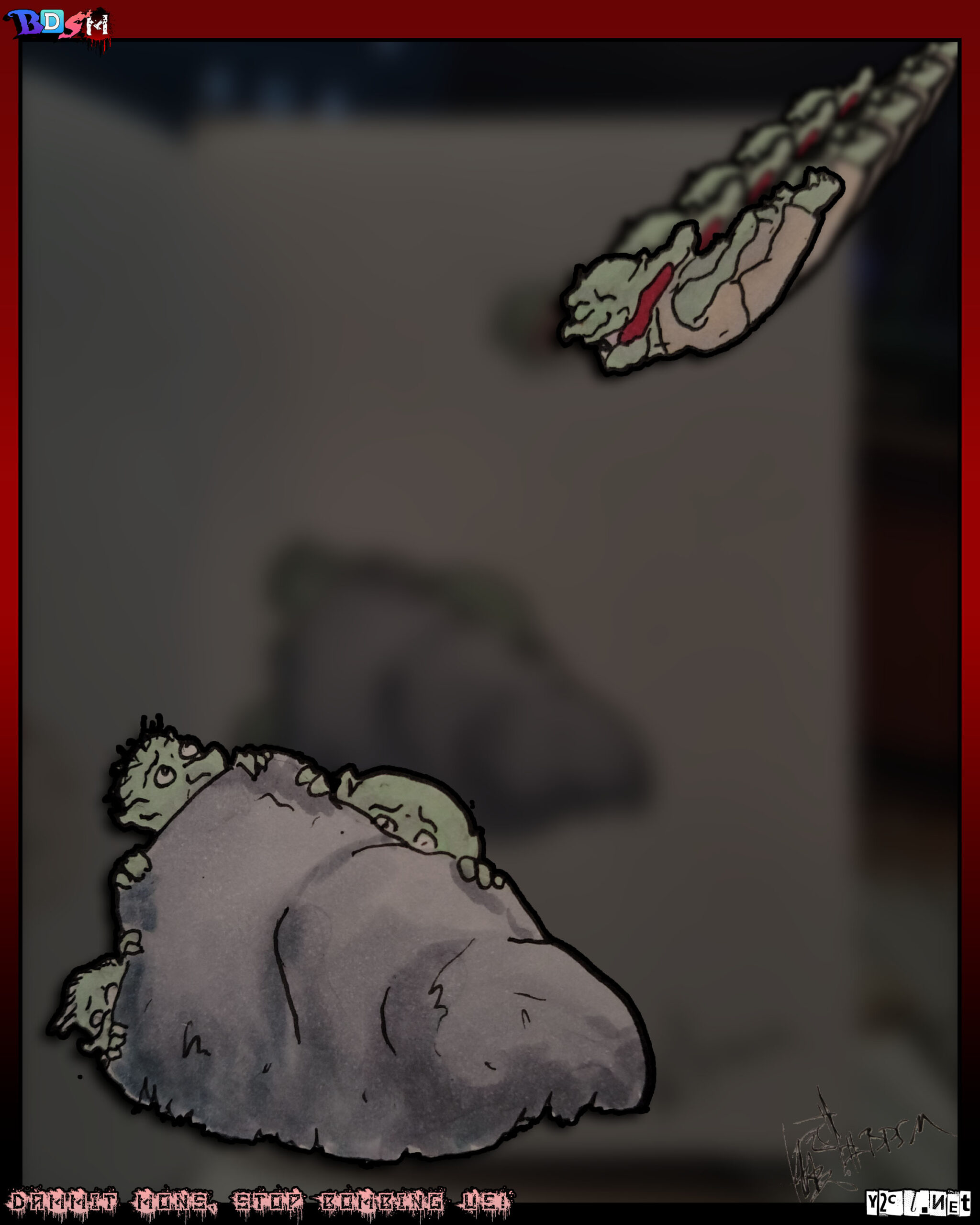 Yes, this is a Magic The Gathering reference. I used to want to do art for Magic cards. I still do, but I used to, too.