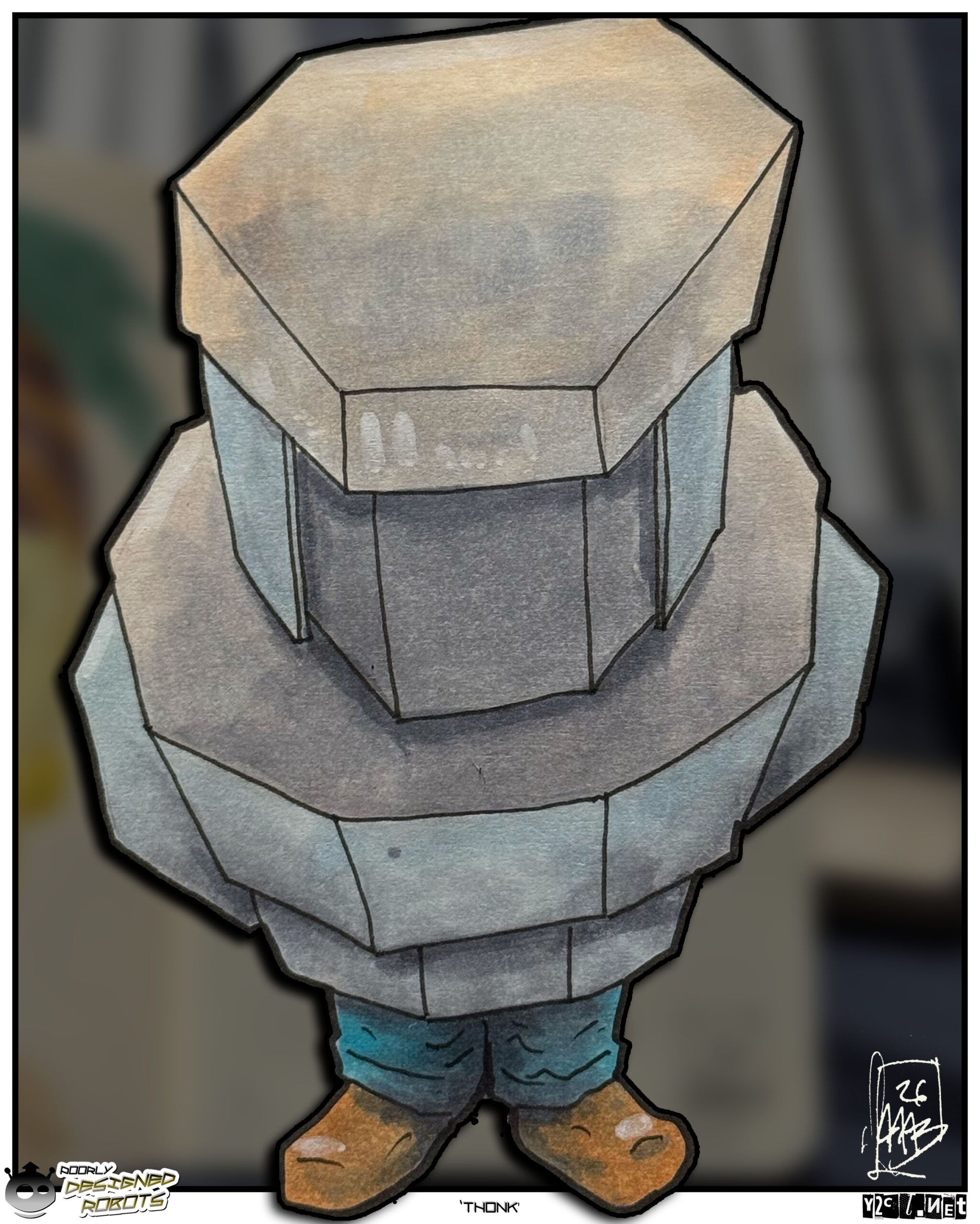 Their name is THONK, all capitals. Why? Cause they THONKS.