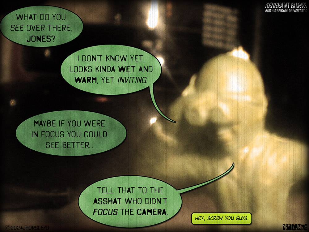 Another call back to a strip from June 2009 to the fifth strip we released.