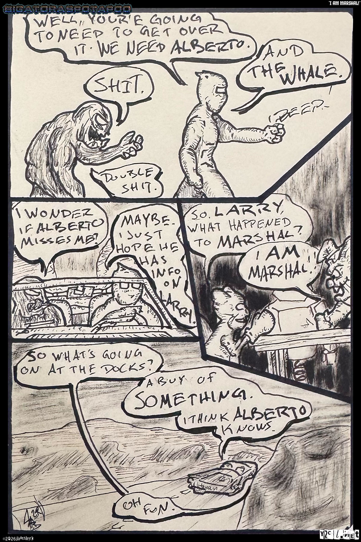 Larry is Marshal? Was that the plan the whole time or did I just want to make it easy?