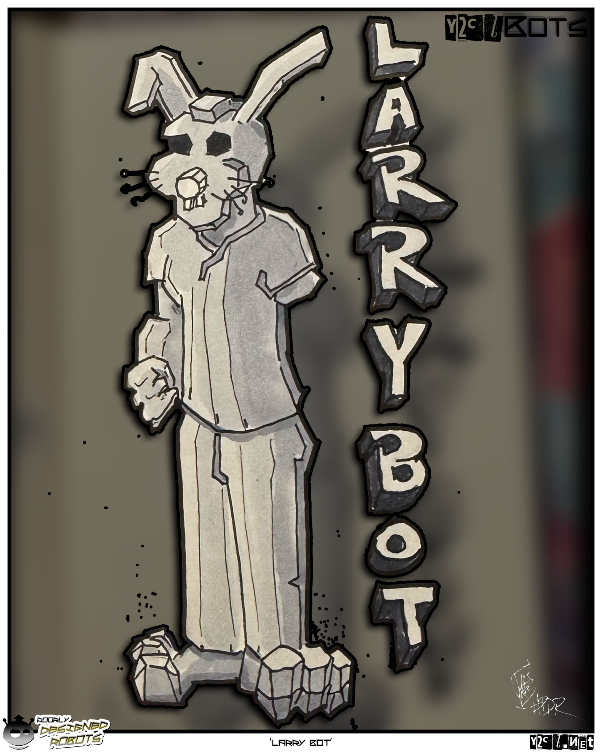 Larry Bot&hellip;He&rsquo;s probably wondering wear the Easter Bunny bot is for&hellip;refueling.