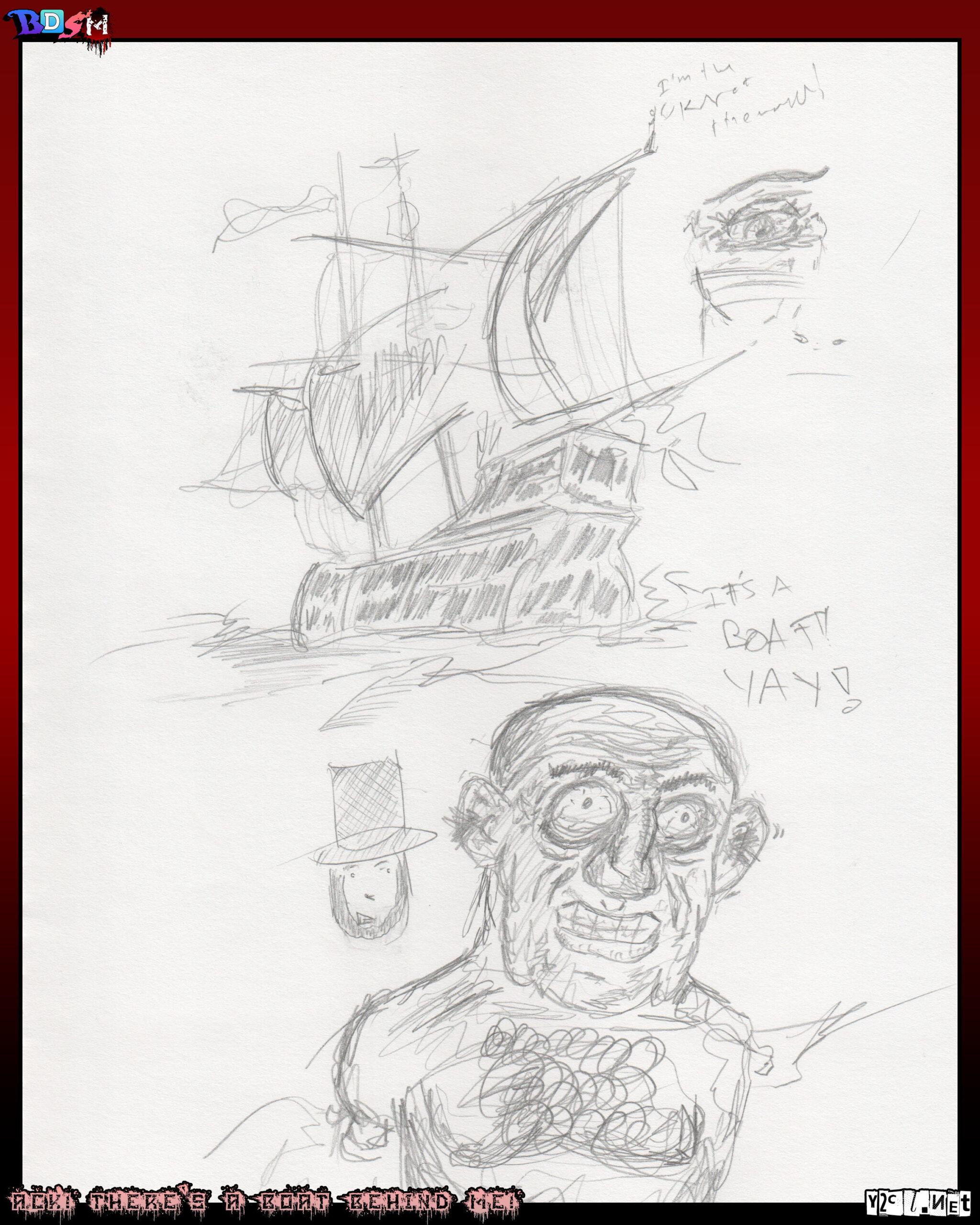 I don&rsquo;t know why I drew this, but it&rsquo;s from like 2005. I think.