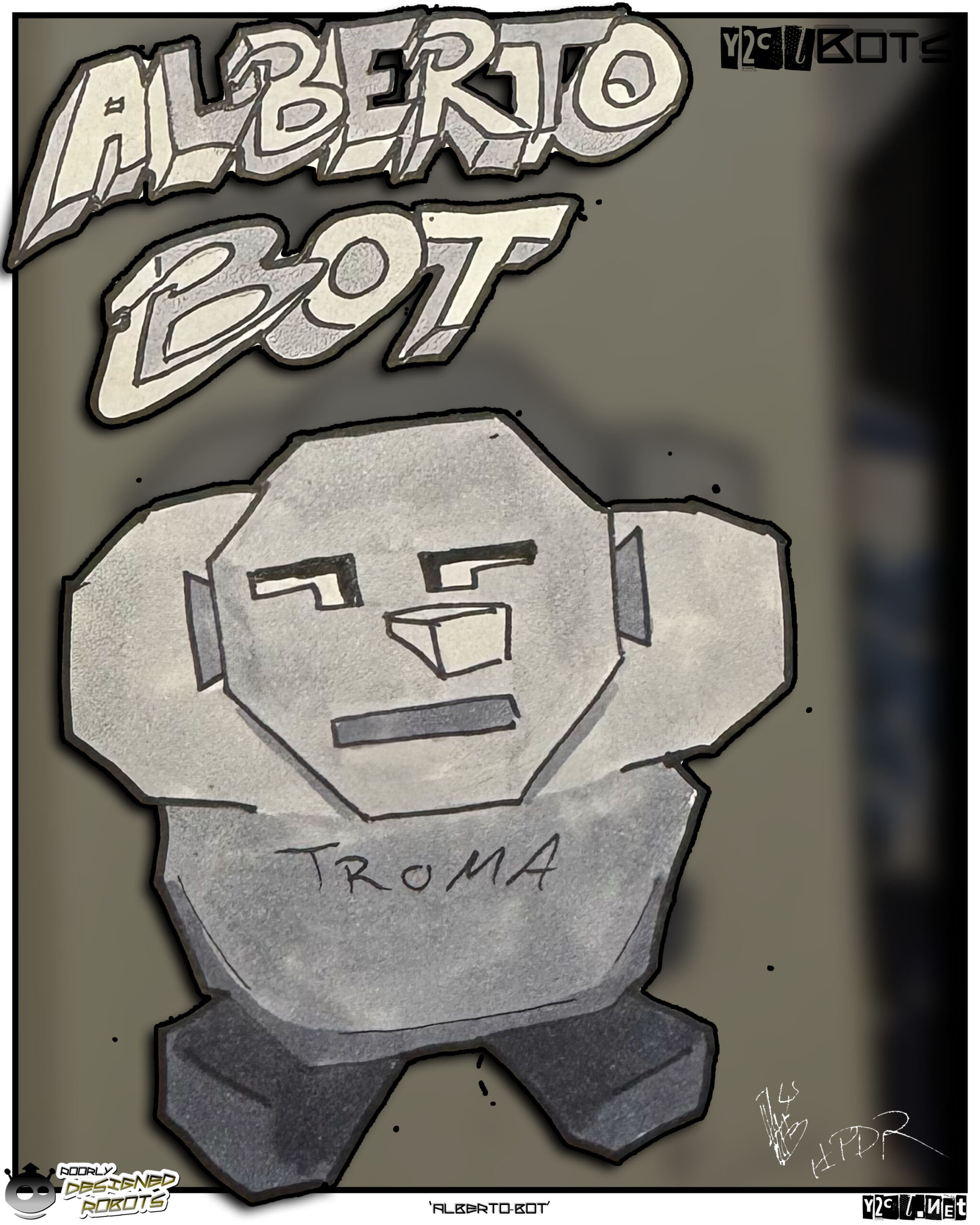 Why is Alberto bald? I forgot to give him hair&hellip;shit. Better call Alberto and tell him to shave.