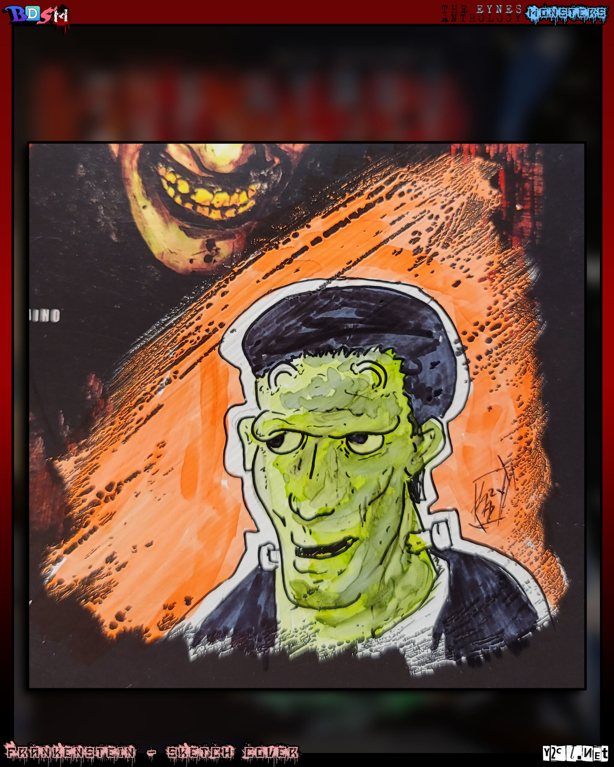 Another little sketch cover done for The Eynes Anthology. 